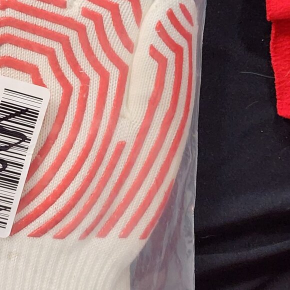 Azoker Brand Red and White Long Cuff BBQ Grill Heat Resistant Gloves Made in USA - Picture 14 of 16